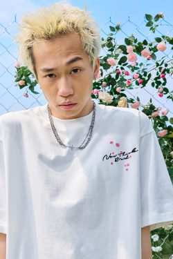 Embroidered National Trend Letter Short Sleeve T-Shirt - Vintage American Style, Unisex Loose Fit for Summer 2025 Fashion