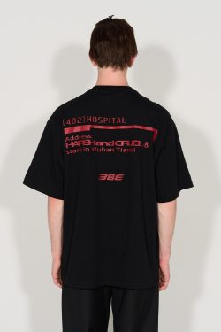 Embroidered Short-Sleeve T-Shirt - Y2K Inspired, Harsh and Cruel Co-Brand, Trendy Graphic Tee for Stylish Outfits