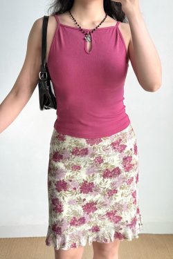 European and American Style Sexy Hollow Out Camisole for Women - Slim Fit Y2K Hot Girl Top