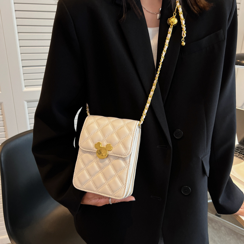 Exquisite Women's Crossbody Bag 2025 - High-End Diamond Pattern Chain Mobile Phone Bag for Summer Fashion Exquisite Women's Crossbody Bag 2025 - High-End Diamond Pattern Chain Mobile Phone Bag for Summer Fashion