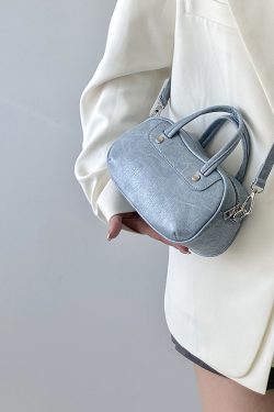 Exquisite Women's Small Round Bag - Korean Style Casual Shoulder Crossbody Handbag for 2025 Fashion Trends