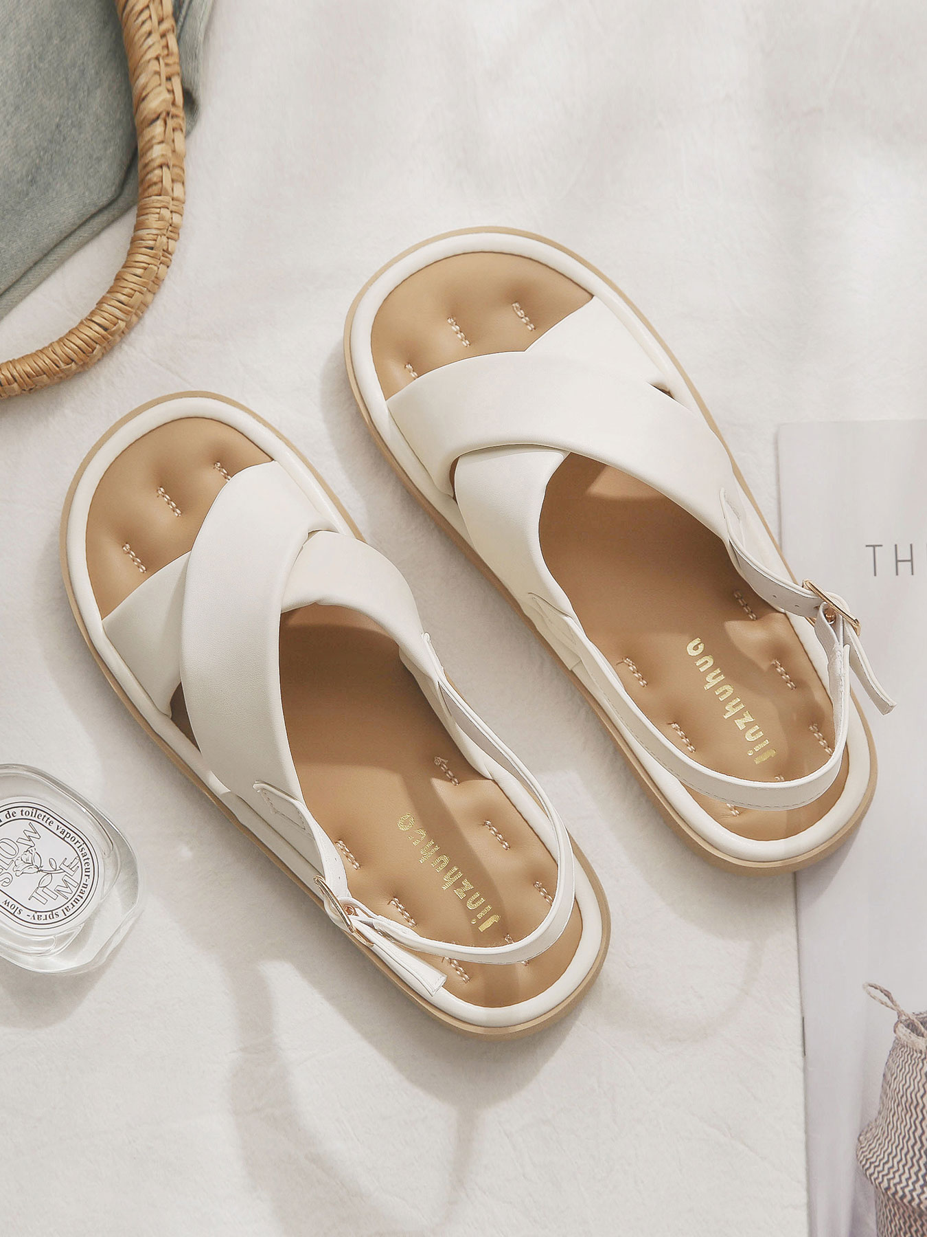 Fairy Flat Sheepskin Sandals - Versatile Non-Fatiguing Summer Footwear for Skirts - French Style Women's Outdoor Fashion 2024 Fairy Flat Sheepskin Sandals - Versatile Non-Fatiguing Summer Footwear for Skirts - French Style Women's Outdoor Fashion 2024