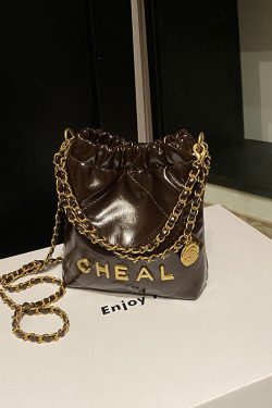 Fashionable Small Bucket Bag for Women - 2025 Spring/Summer Collection, High-End Diamond Pattern, Versatile Crossbody Shoulder Bag