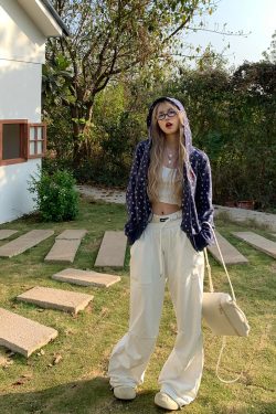 Floral Embroidered Hoodie Cardigan for Men and Women - Casual American Style Top for Spring & Autumn Fashion