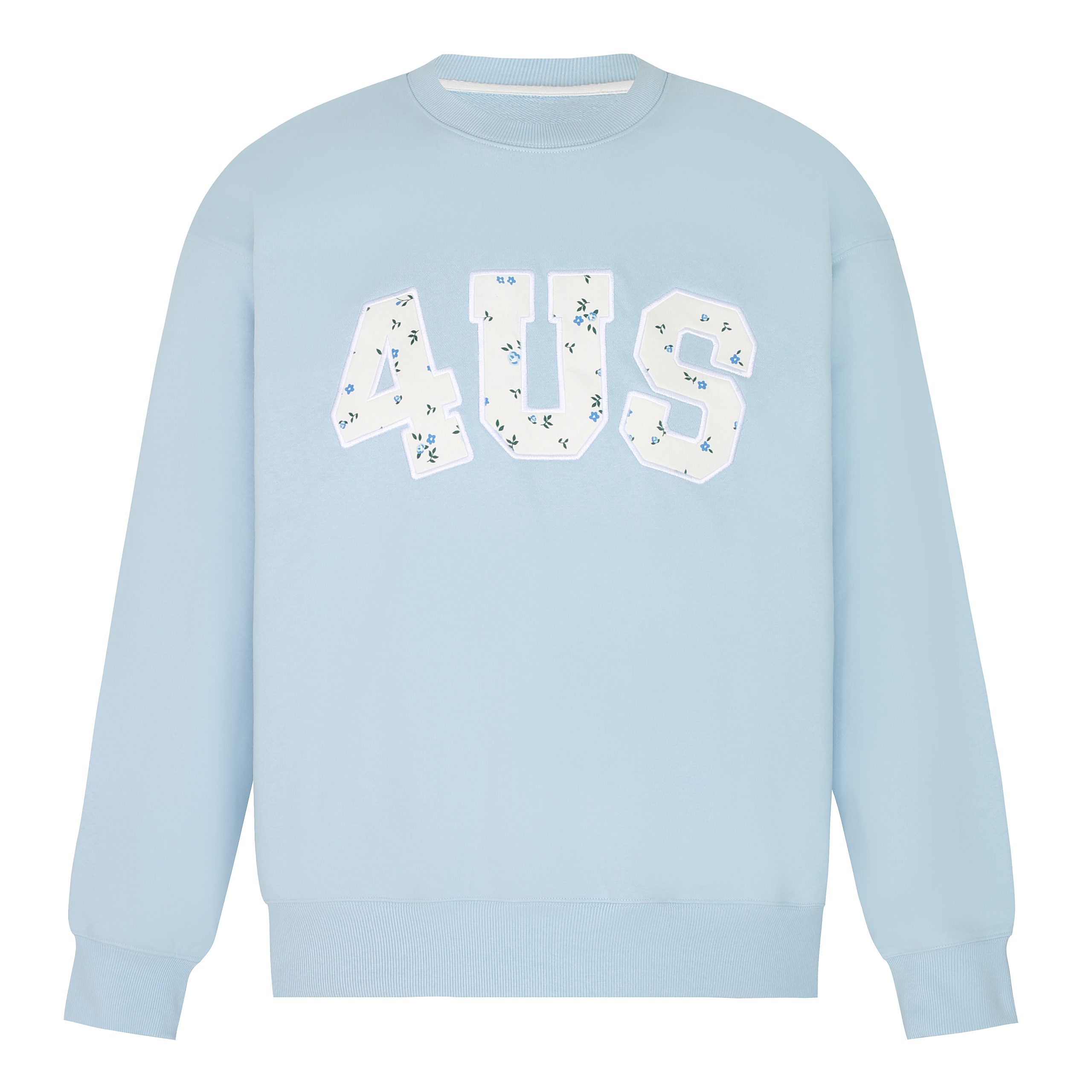 Floral Patch Embroidery Pullover Sweatshirt for Couples - Loose Fit Round Neck, Spring Autumn Style, National Trend Fashion Floral Patch Embroidery Pullover Sweatshirt for Couples - Loose Fit Round Neck, Spring Autumn Style, National Trend Fashion