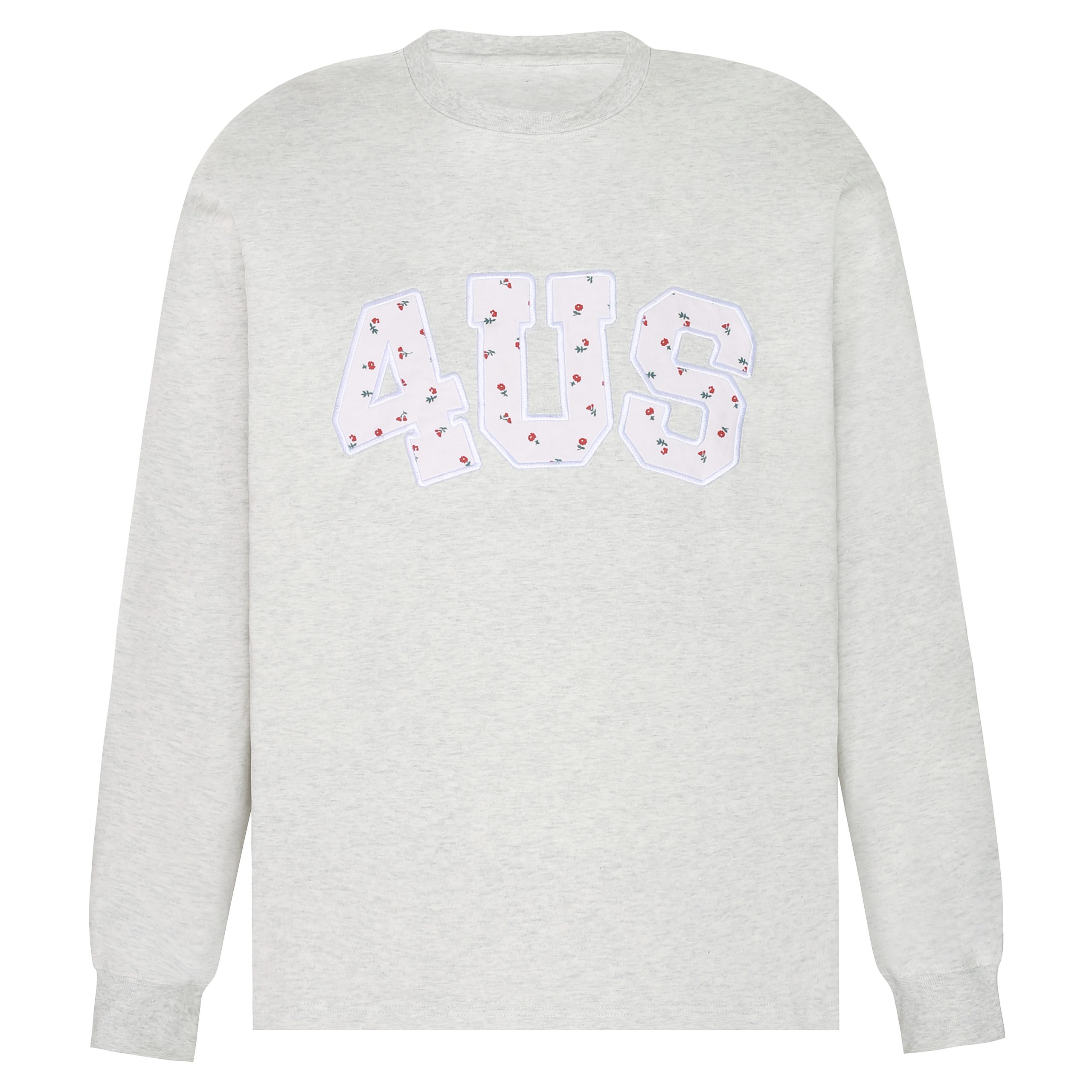 Floral Patchwork Embroidery Long Sleeve T-Shirt for Couples, National Trend, Loose Fit, Spring and Autumn Style Floral Patchwork Embroidery Long Sleeve T-Shirt for Couples, National Trend, Loose Fit, Spring and Autumn Style