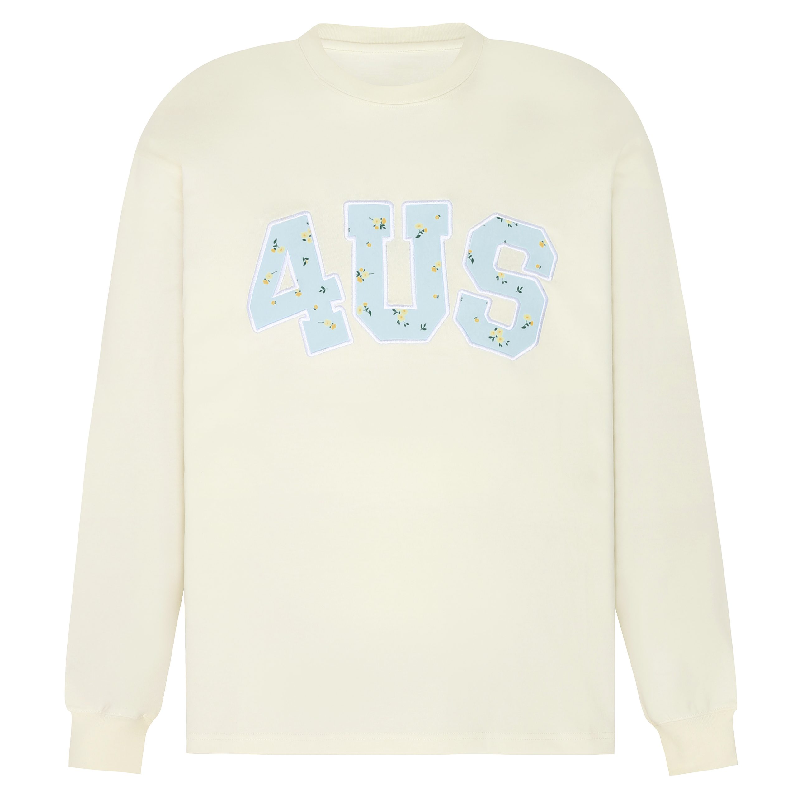 Floral Patchwork Embroidery Long Sleeve T-Shirt for Couples, National Trend, Loose Fit, Spring and Autumn Style Floral Patchwork Embroidery Long Sleeve T-Shirt for Couples, National Trend, Loose Fit, Spring and Autumn Style