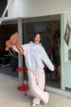 Floral Print High-Waisted Wide-Leg Pants for Men and Women, Casual Loose Straight Embroidered Trousers, Y2K American Style