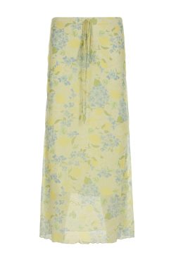 Floral Print Low Waist Straight Tube Skirt - Summer Fresh Atmosphere, Trendy Y2K Style, Perfect for Casual Outings