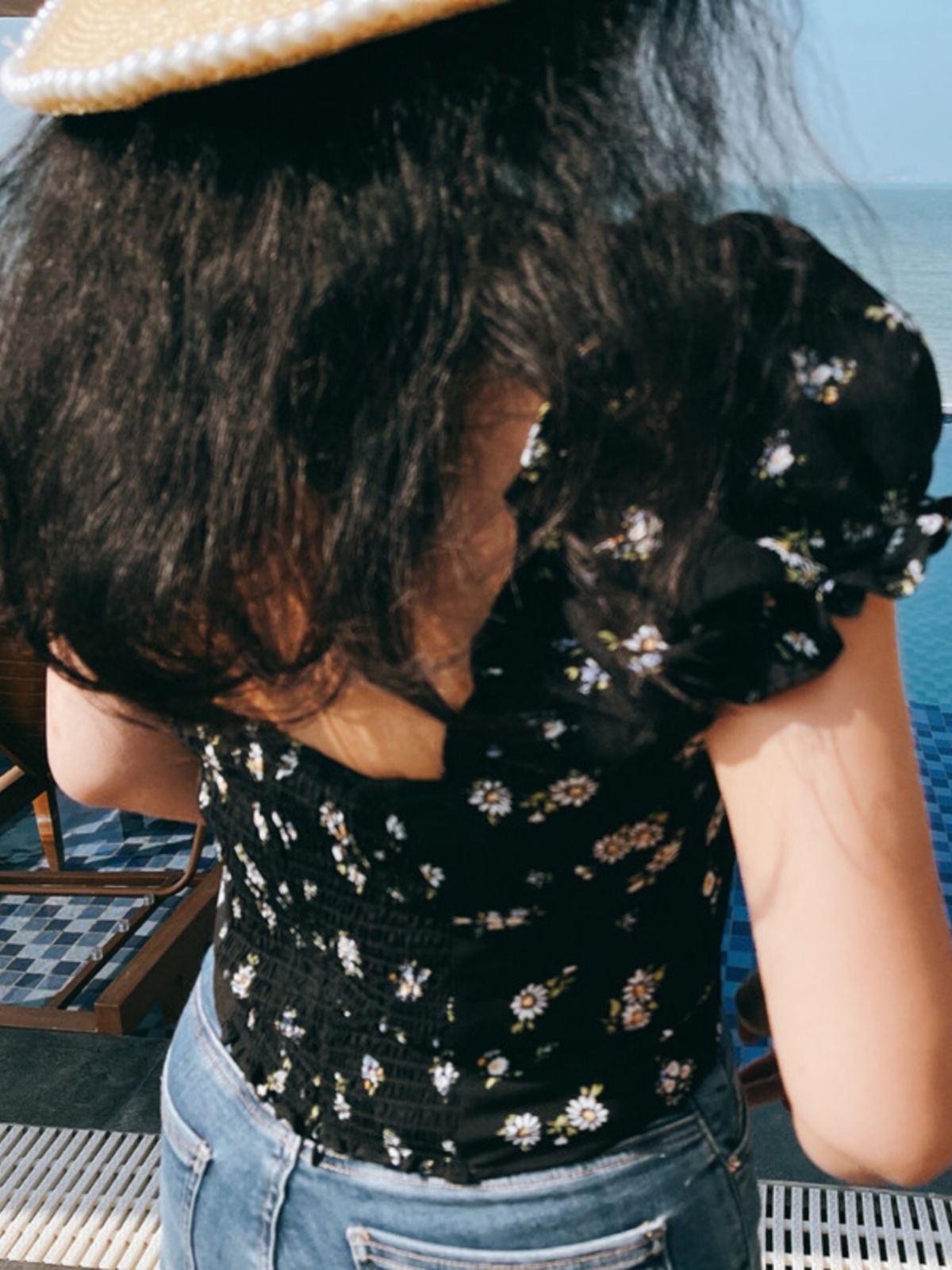 Floral Square-Neck Puff Sleeve Shirt - Retro French Style Short Sleeve Vacation Top for Women - 2025 Spring/Summer Collection Floral Square-Neck Puff Sleeve Shirt - Retro French Style Short Sleeve Vacation Top for Women - 2025 Spring/Summer Collection