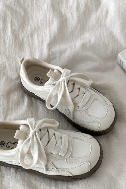 Foggy Blue Retro Training Board Shoes for Women - Chic Versatile Casual Sports Footwear for Summer 2025