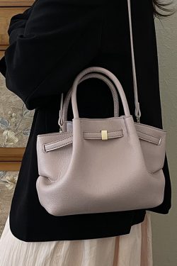 French Retro Lychee Pattern Handbag for Women - 2025 Textured Versatile Shoulder Crossbody Bag, Fashionable Commuting Style