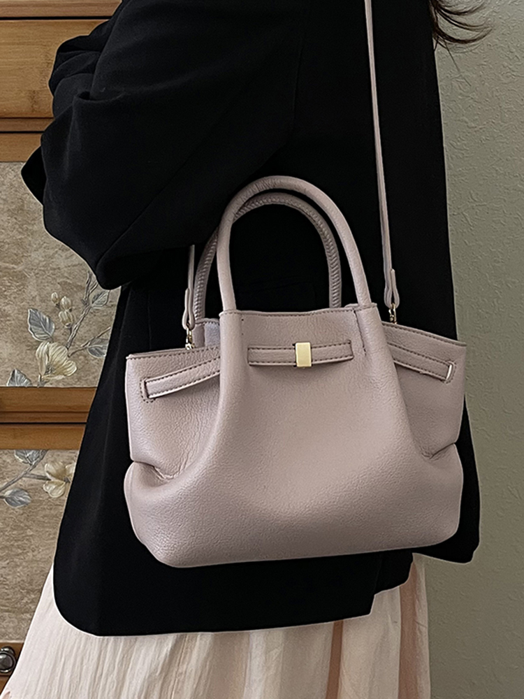 French Retro Lychee Pattern Handbag for Women - 2025 Textured Versatile Shoulder Crossbody Bag, Fashionable Commuting Style French Retro Lychee Pattern Handbag for Women - 2025 Textured Versatile Shoulder Crossbody Bag, Fashionable Commuting Style