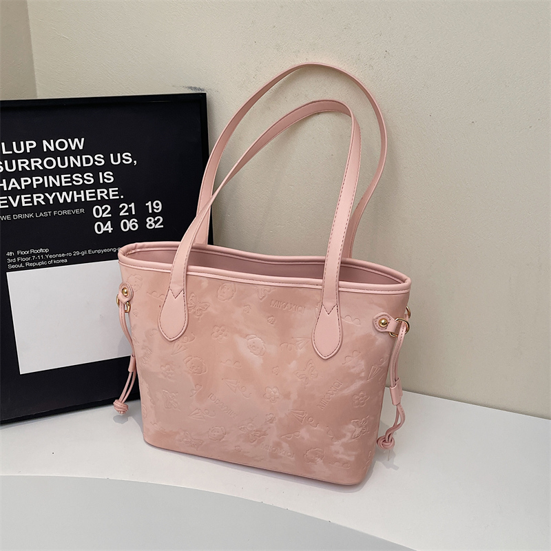 French Retro Matte Color-Blocking Tote Bag for Women - 2025 High-End Commuting Handbag, Embossed Shoulder Bag French Retro Matte Color-Blocking Tote Bag for Women - 2025 High-End Commuting Handbag, Embossed Shoulder Bag