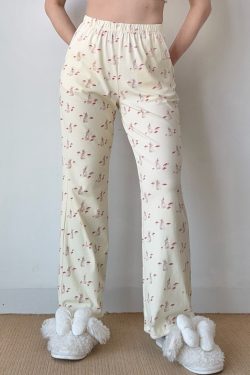 French Sweet Bunny Print Cami Pajama Cardigan and Shorts Loungewear Set for Women – Cute and Comfy Sleepwear Outfit