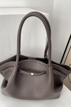 French Vintage Lychee Pattern Underarm Bag for Women - High-End Handheld Shoulder Bag for Spring Summer 2025 Commuting Style