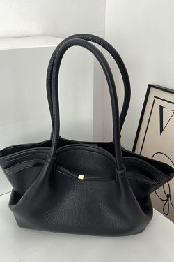 French Vintage Lychee Pattern Underarm Bag for Women - High-End Handheld Shoulder Bag for Spring Summer 2025 Commuting Style