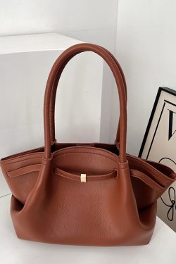 French Vintage Lychee Pattern Underarm Bag for Women - High-End Handheld Shoulder Bag for Spring Summer 2025 Commuting Style