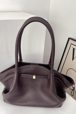 French Vintage Lychee Pattern Underarm Bag for Women - High-End Handheld Shoulder Bag for Spring Summer 2025 Commuting Style