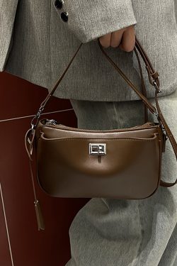 French Vintage Women's Underarm Bag 2025 - Small Square High-End Shoulder Crossbody Bag for Spring Summer Fashion