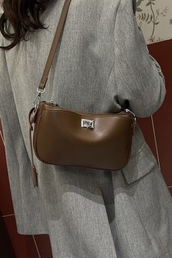 French Vintage Women's Underarm Bag 2025 - Small Square High-End Shoulder Crossbody Bag for Spring Summer Fashion