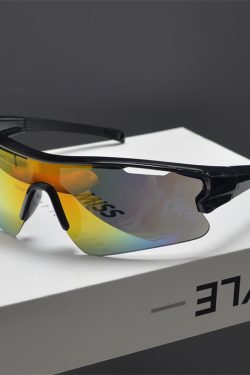 Futuristic Oversized Cycling Sunglasses for Men and Women, Windproof Colorful Trendy Outdoor Climbing and Skiing Gear