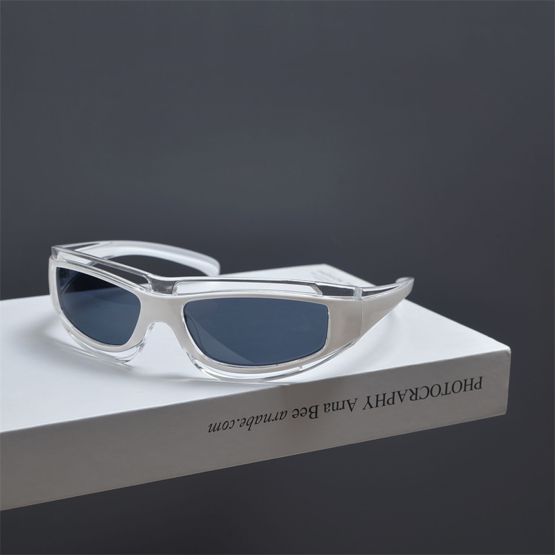 Futuristic Tech Vibe One-Piece Sunglasses for Hot Girls - Retro Party Shades, Millennial & Y2K Style Futuristic Tech Vibe One-Piece Sunglasses for Hot Girls - Retro Party Shades, Millennial & Y2K Style