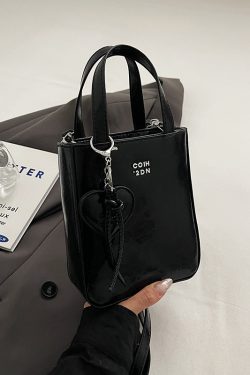 Glossy Phone Bag for Women - Hand-held Minimalist Shoulder Bag, Trendy Summer 2025 Casual Style, Versatile Women's Accessories
