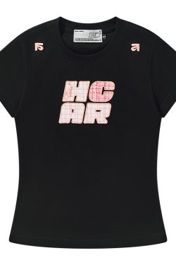 Guava Series Elastic Slim Fit Round Neck Short Sleeve T-Shirt for Women - Casual Fashion Essential for Everyday Wear