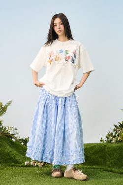 Hand-Drawn 3D Yarn Flower Loose Round Neck Short Sleeve T-Shirt for Kids, Men & Women - Trendy Casual Wear, Unisex Fashion