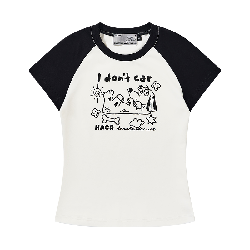 Hand-Painted Cute Dog Couple Loose Raglan Short Sleeve T-Shirt for Men and Women - Y2K Aesthetic Fashion Tee Hand-Painted Cute Dog Couple Loose Raglan Short Sleeve T-Shirt for Men and Women - Y2K Aesthetic Fashion Tee