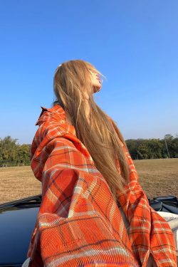 Handmade 2025 Spring Plaid Long Sleeve Shirt Jacket for Unisex - Casual Loose Fit American Style