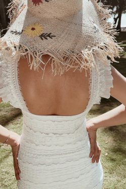 Handmade Fairy Skirt with French Lace Ruffle, Waist-Defined Spring/Summer Dress for Vacation, 2025 Fashion