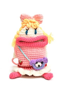 Handmade Mini Bag for Women - 2025 Summer Knitted Big Mouth Crossbody Phone Bag - Unique Quirky Style