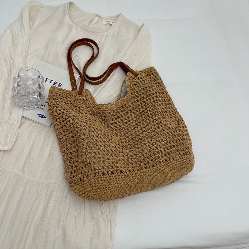 Handmade Woven Straw Bag for Women - Large Capacity Beach Tote, Stylish Shoulder Bag for Vacation & Commuting 2025 Handmade Woven Straw Bag for Women - Large Capacity Beach Tote, Stylish Shoulder Bag for Vacation & Commuting 2025