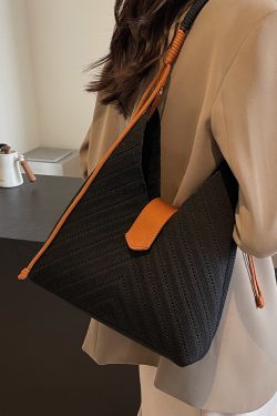 Handwoven Women's Beach Tote Bag - Trendy 2025 Large Capacity Shoulder Bag for Vacation Style