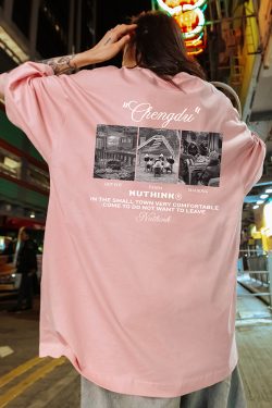 Heavyweight 260g Couple T-shirt for Men, Streetwear Short Sleeve, Summer Loose Fit Plus Size Tee, Trendy 2025 Fashion