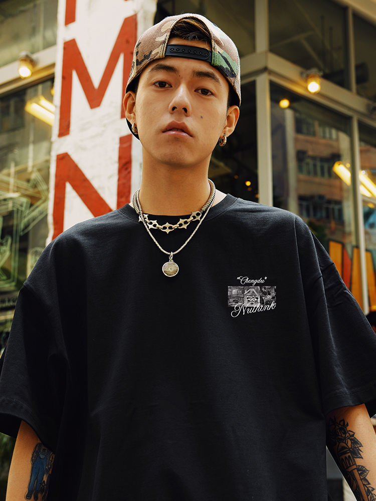 Heavyweight 260g Couple T-shirt for Men, Streetwear Short Sleeve, Summer Loose Fit Plus Size Tee, Trendy 2025 Fashion Heavyweight 260g Couple T-shirt for Men, Streetwear Short Sleeve, Summer Loose Fit Plus Size Tee, Trendy 2025 Fashion