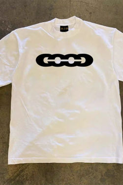 Heavyweight Couple's Loose Short-Sleeve T-Shirt in 100% Cotton - Unisex Charitable Tee for Men and Women