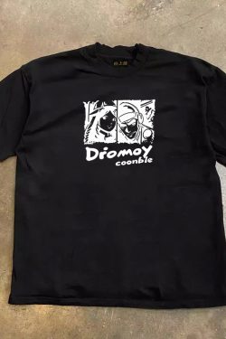 Heavyweight Couple's Loose Short-Sleeve T-Shirt in 260g Pure Cotton - Charitable Upward Hero Design for Men and Women