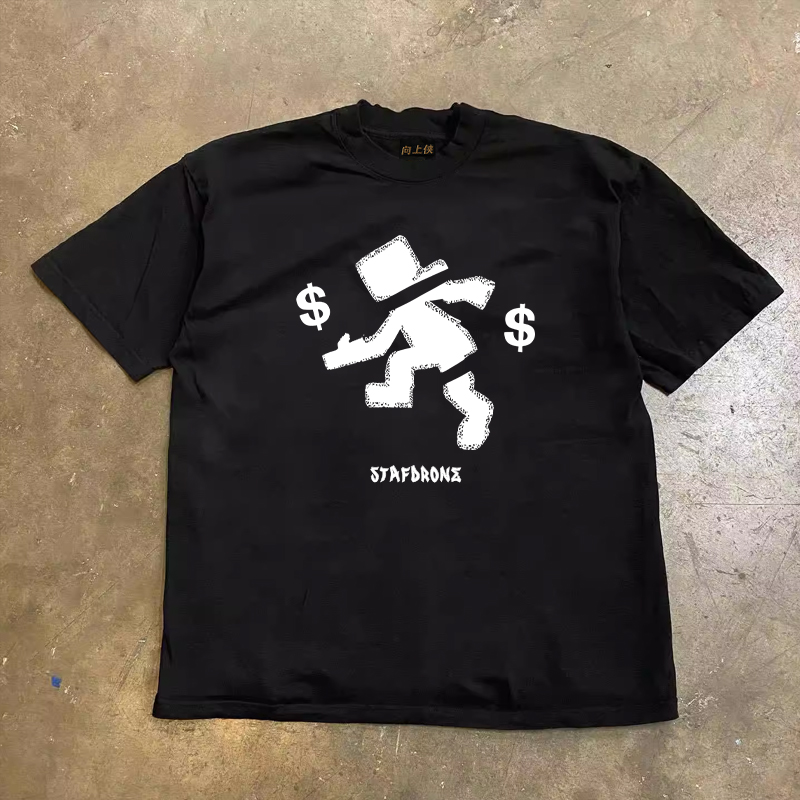 Heavyweight Couples' Loose Short-Sleeve T-Shirt in Pure Cotton - Unisex Charity Tee, 90s Inspired, Comfortable Fit Heavyweight Couples' Loose Short-Sleeve T-Shirt in Pure Cotton - Unisex Charity Tee, 90s Inspired, Comfortable Fit