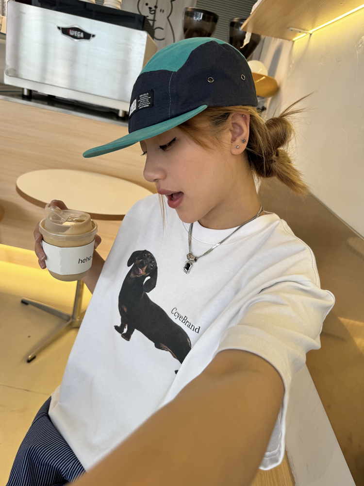 Heavyweight Dachshund Print Short Sleeve T-Shirt - Vintage Unisex Loose Fit, Trendy 90s Inspired Casual Top Heavyweight Dachshund Print Short Sleeve T-Shirt - Vintage Unisex Loose Fit, Trendy 90s Inspired Casual Top