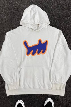 Heavyweight Hooded Sweatshirt with Cartoon Print - 2023 New Style, Loose Fit, Versatile for Students, Casual Streetwear