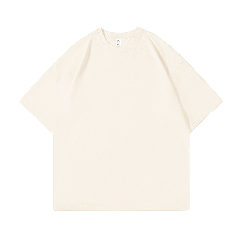 Heavyweight Solid Color Short Sleeve T-Shirt for Men and Women - Plus Size American Streetwear - Summer Casual 2025 Fashion Heavyweight Solid Color Short Sleeve T-Shirt for Men and Women - Plus Size American Streetwear - Summer Casual 2025 Fashion