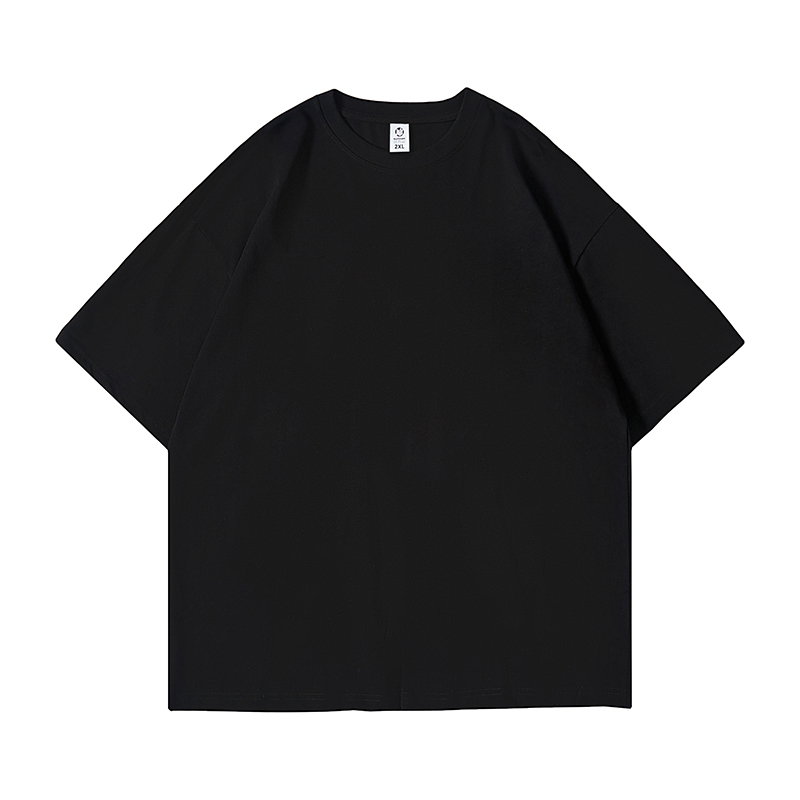 Heavyweight Solid Color Short Sleeve T-Shirt for Men and Women - Plus Size American Streetwear - Summer Casual 2025 Fashion Heavyweight Solid Color Short Sleeve T-Shirt for Men and Women - Plus Size American Streetwear - Summer Casual 2025 Fashion