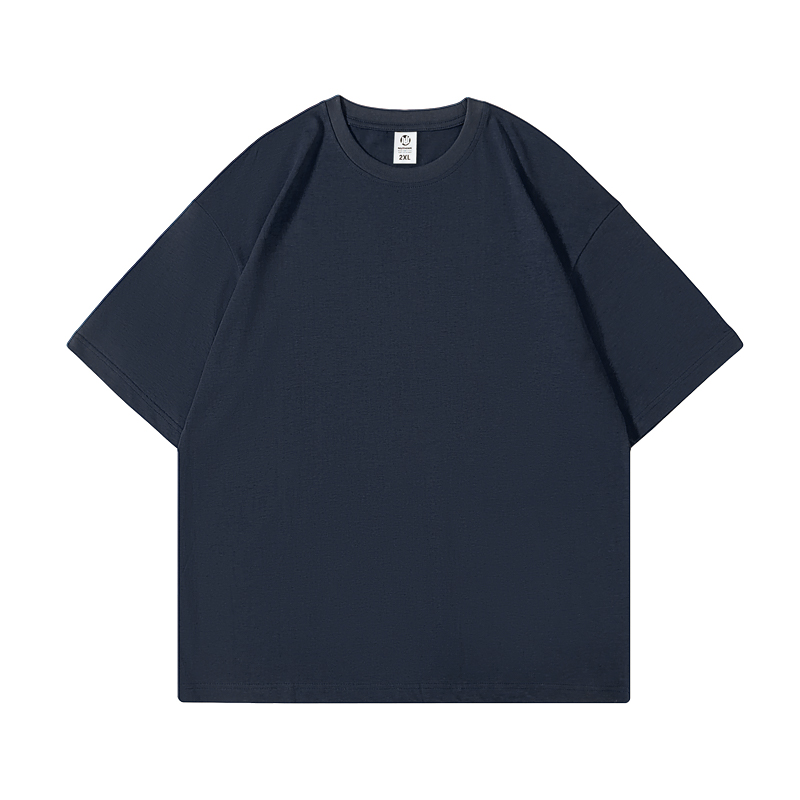 Heavyweight Solid Color Short Sleeve T-Shirt for Men and Women - Plus Size American Streetwear - Summer Casual 2025 Fashion Heavyweight Solid Color Short Sleeve T-Shirt for Men and Women - Plus Size American Streetwear - Summer Casual 2025 Fashion