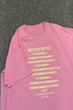 Heavyweight Streetwear Loose Fit Letter Print Short Sleeve T-Shirt for Men - 2025 Summer American High Street Style