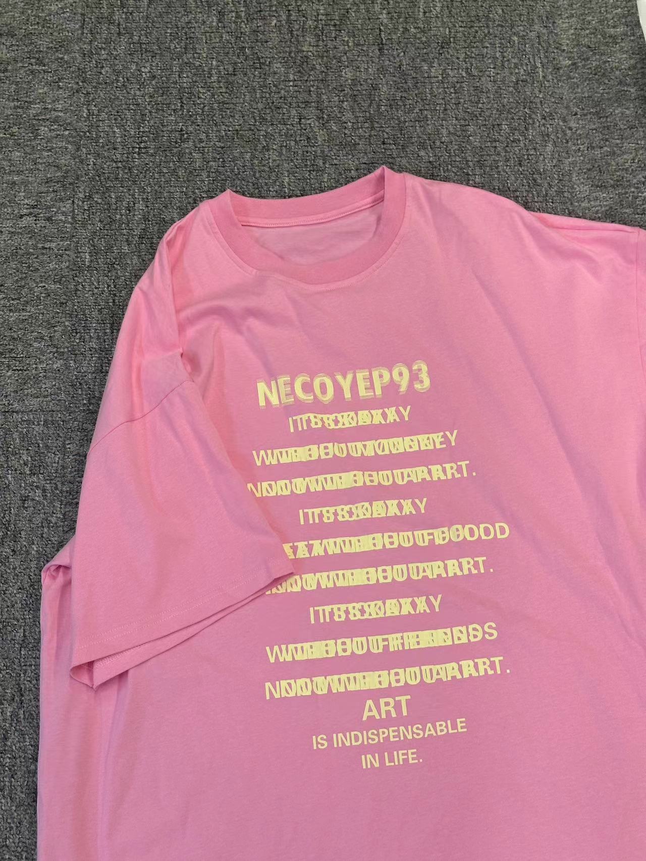 Heavyweight Streetwear Loose Fit Letter Print Short Sleeve T-Shirt for Men - 2025 Summer American High Street Style Heavyweight Streetwear Loose Fit Letter Print Short Sleeve T-Shirt for Men - 2025 Summer American High Street Style