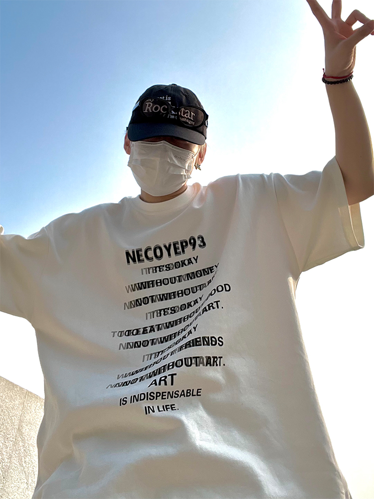 Heavyweight Streetwear Loose Fit Letter Print Short Sleeve T-Shirt for Men - 2025 Summer American High Street Style Heavyweight Streetwear Loose Fit Letter Print Short Sleeve T-Shirt for Men - 2025 Summer American High Street Style