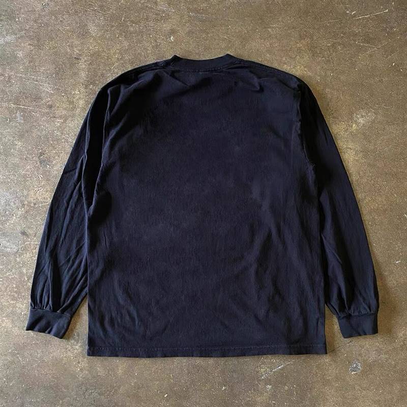 Heavyweight Unisex Long Sleeve T-Shirt for Charity - Hip-Hop Niche Design, Couple Style, 280g Cotton, Streetwear Fashion Heavyweight Unisex Long Sleeve T-Shirt for Charity - Hip-Hop Niche Design, Couple Style, 280g Cotton, Streetwear Fashion